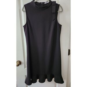Marc New York ‎ Womens Sleeveless Black Dress Halter Neck Knee Length Size 14